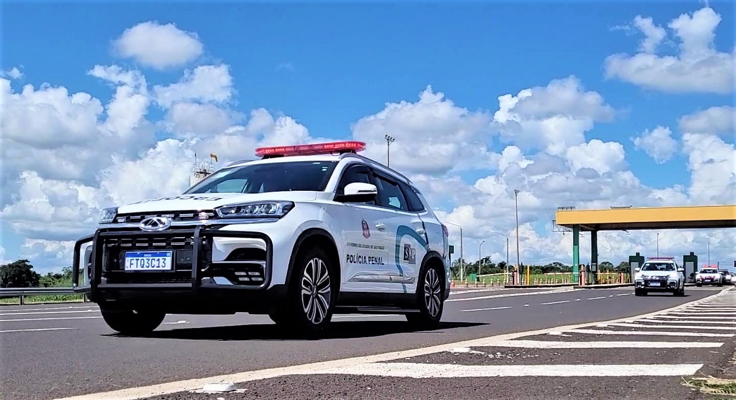 Treinamento incluiu deslocamento com as viaturas em rodovia